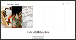 Desktop Screenshot of hollyjollyholidayfair.com